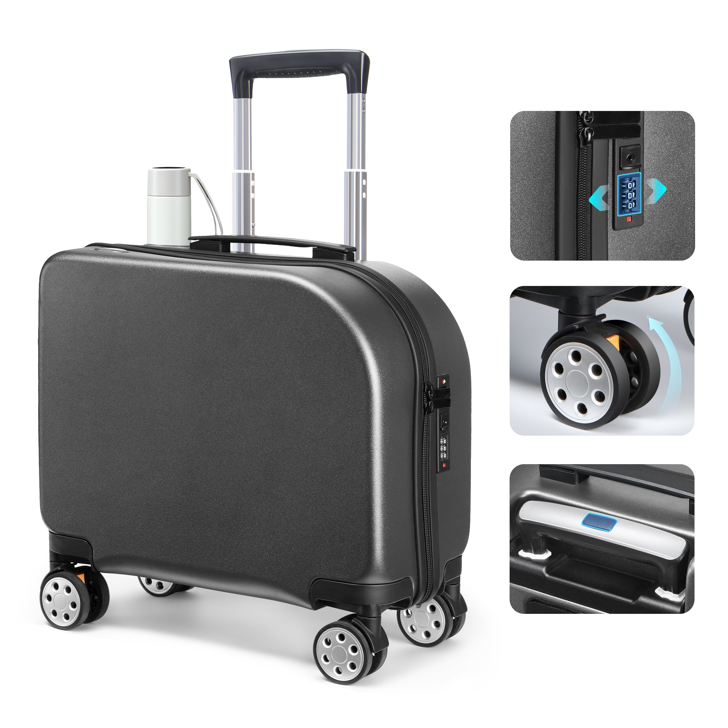 EASE 18" Carry-On with Cup Holder & Tissue Storage
