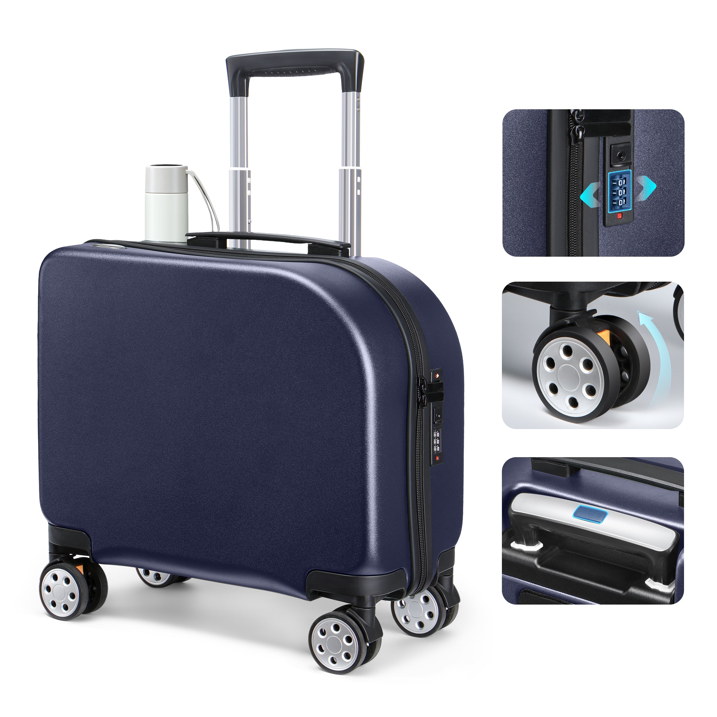 EASE 18" Carry-On with Cup Holder & Tissue Storage