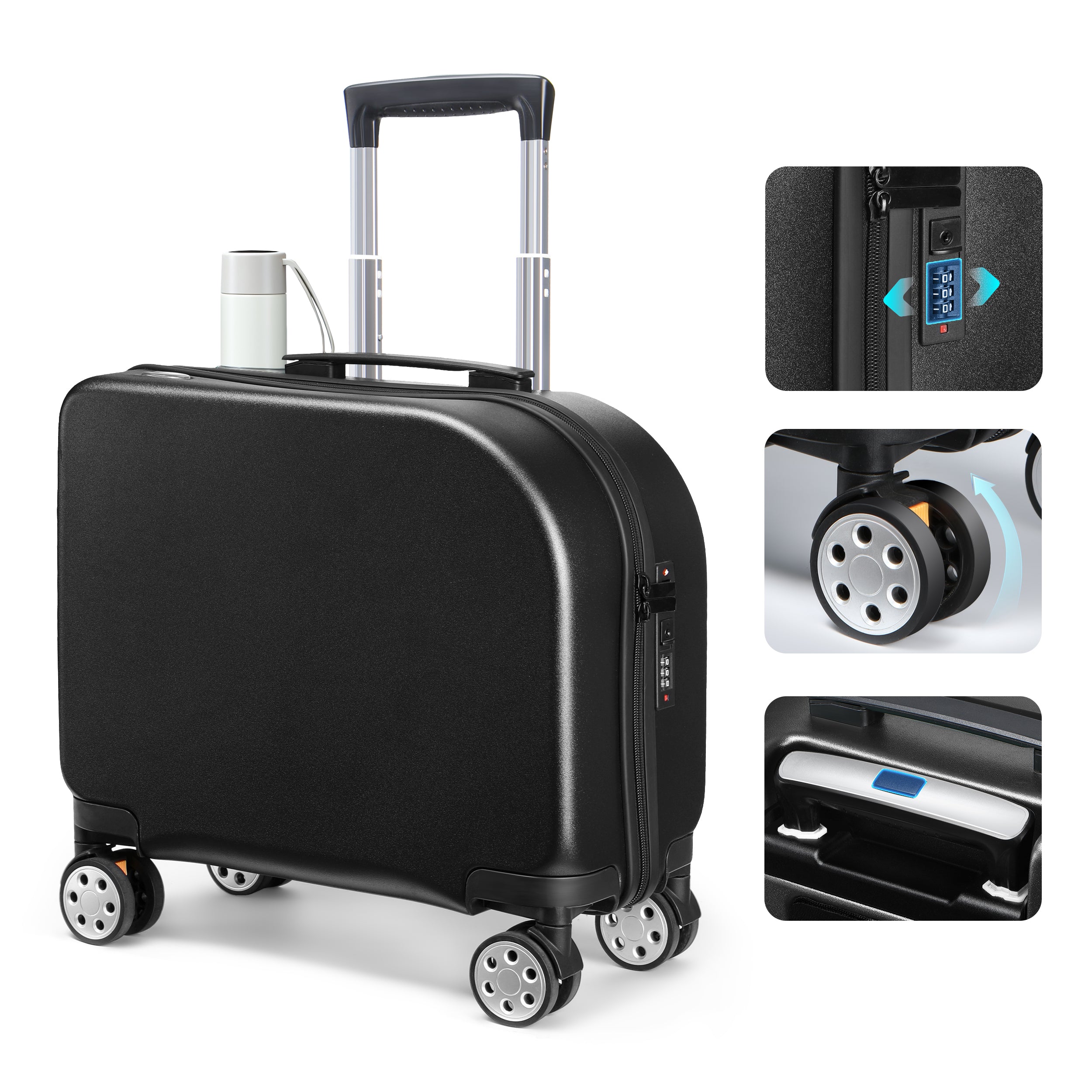 EASE 18" Carry-On with Cup Holder & Tissue Storage