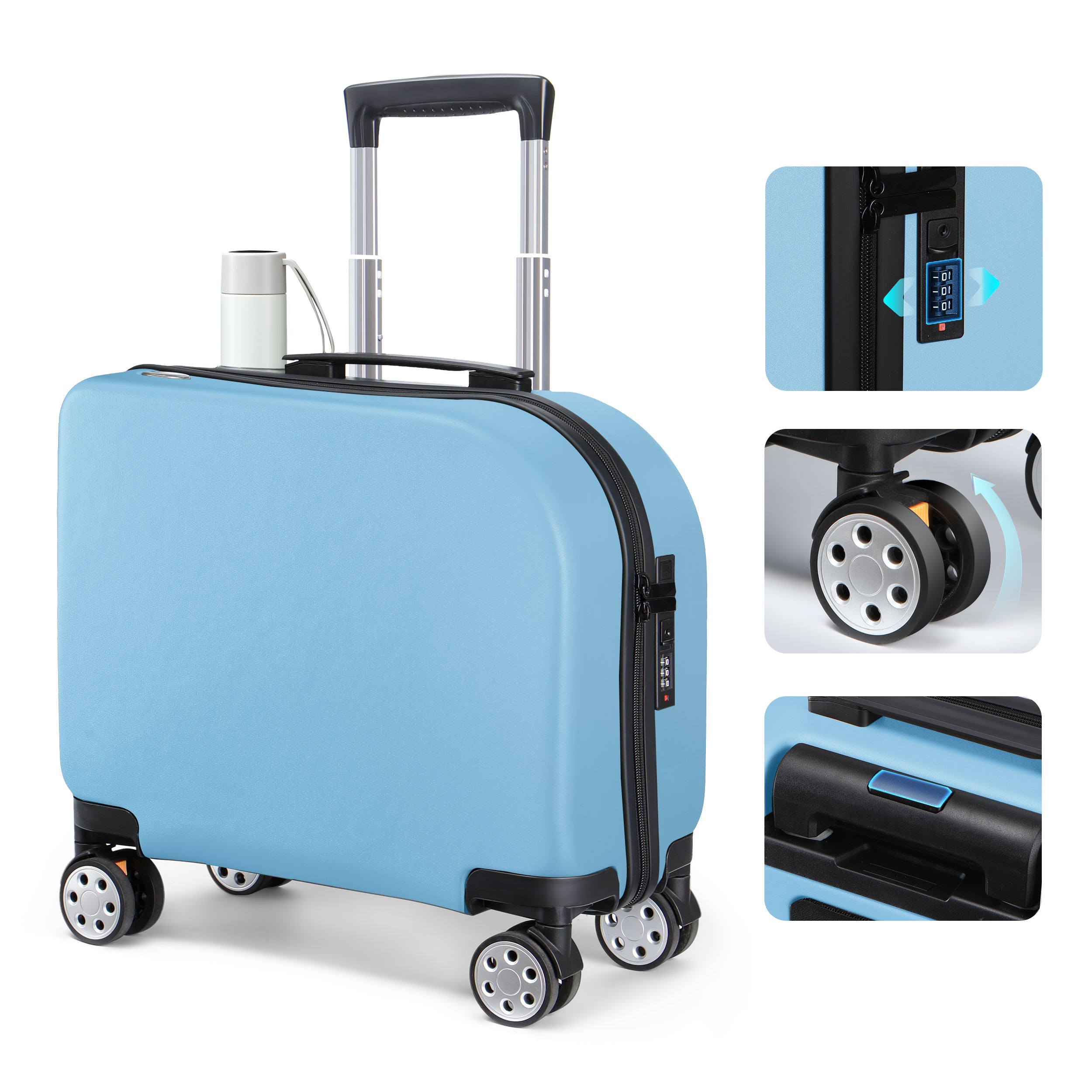 EASE 18" Carry-On with Cup Holder & Tissue Storage