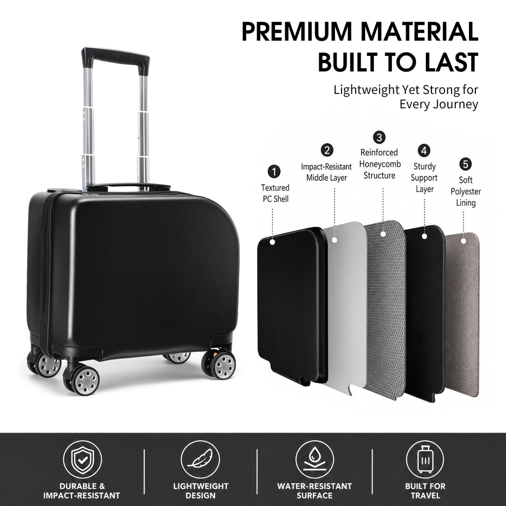EASE 18" Carry-On with Cup Holder & Tissue Storage