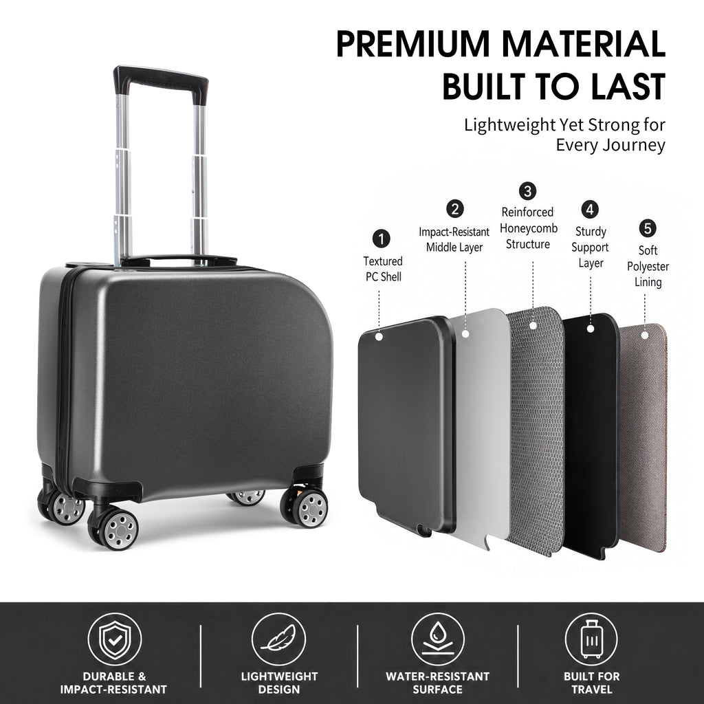 EASE 18" Carry-On with Cup Holder & Tissue Storage