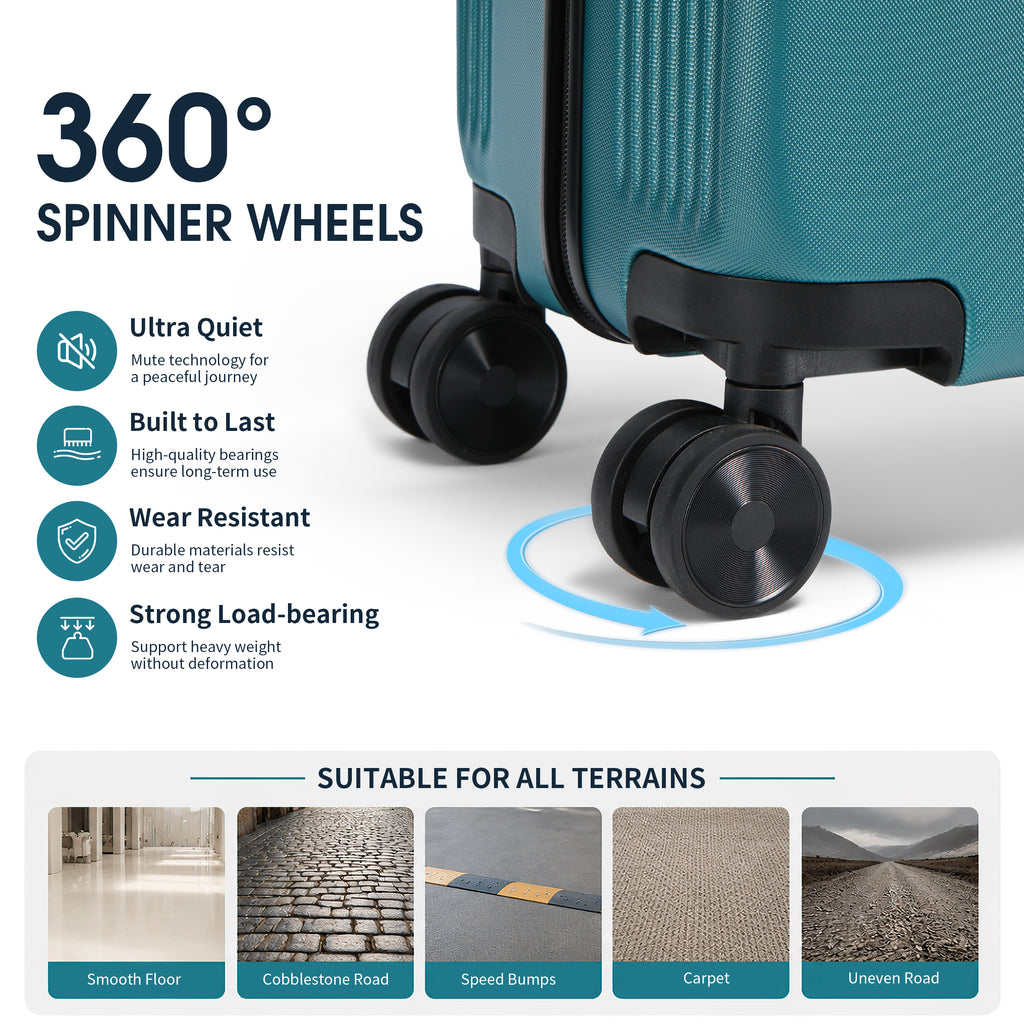 GO 20" Carry-On with Cup Holder, Umbrella Storage & Charging Port