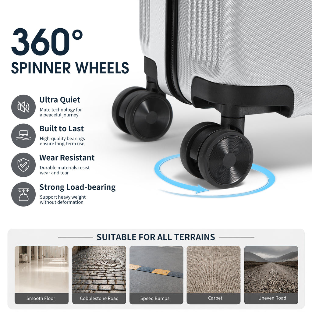 GO 20" Carry-On with Cup Holder, Umbrella Storage & Charging Port