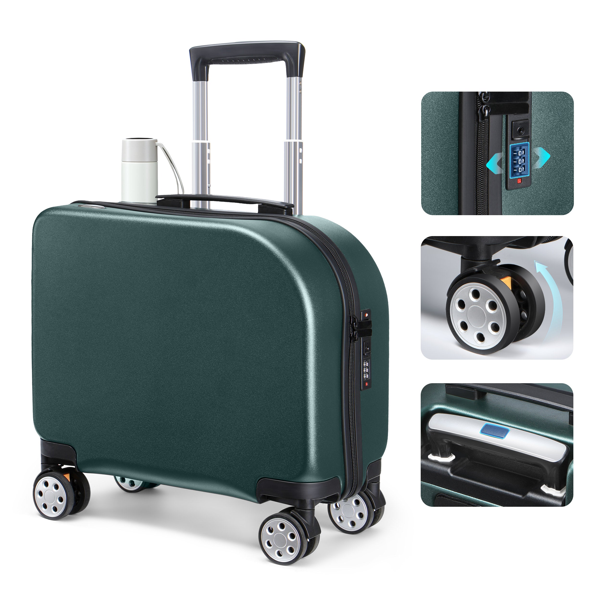 EASE 18" Carry-On with Cup Holder & Tissue Storage