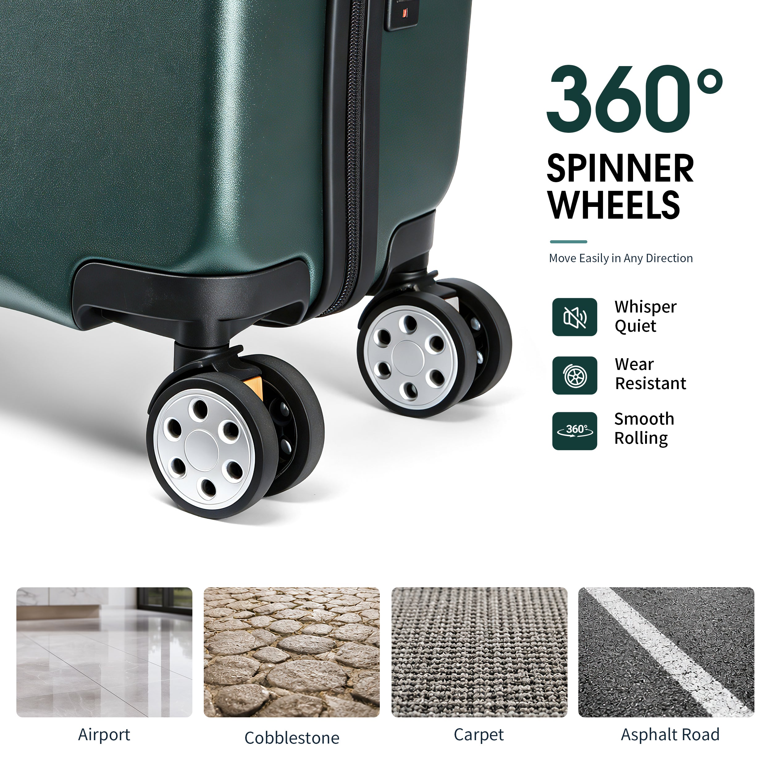 EASE 18" Carry-On with Cup Holder & Tissue Storage